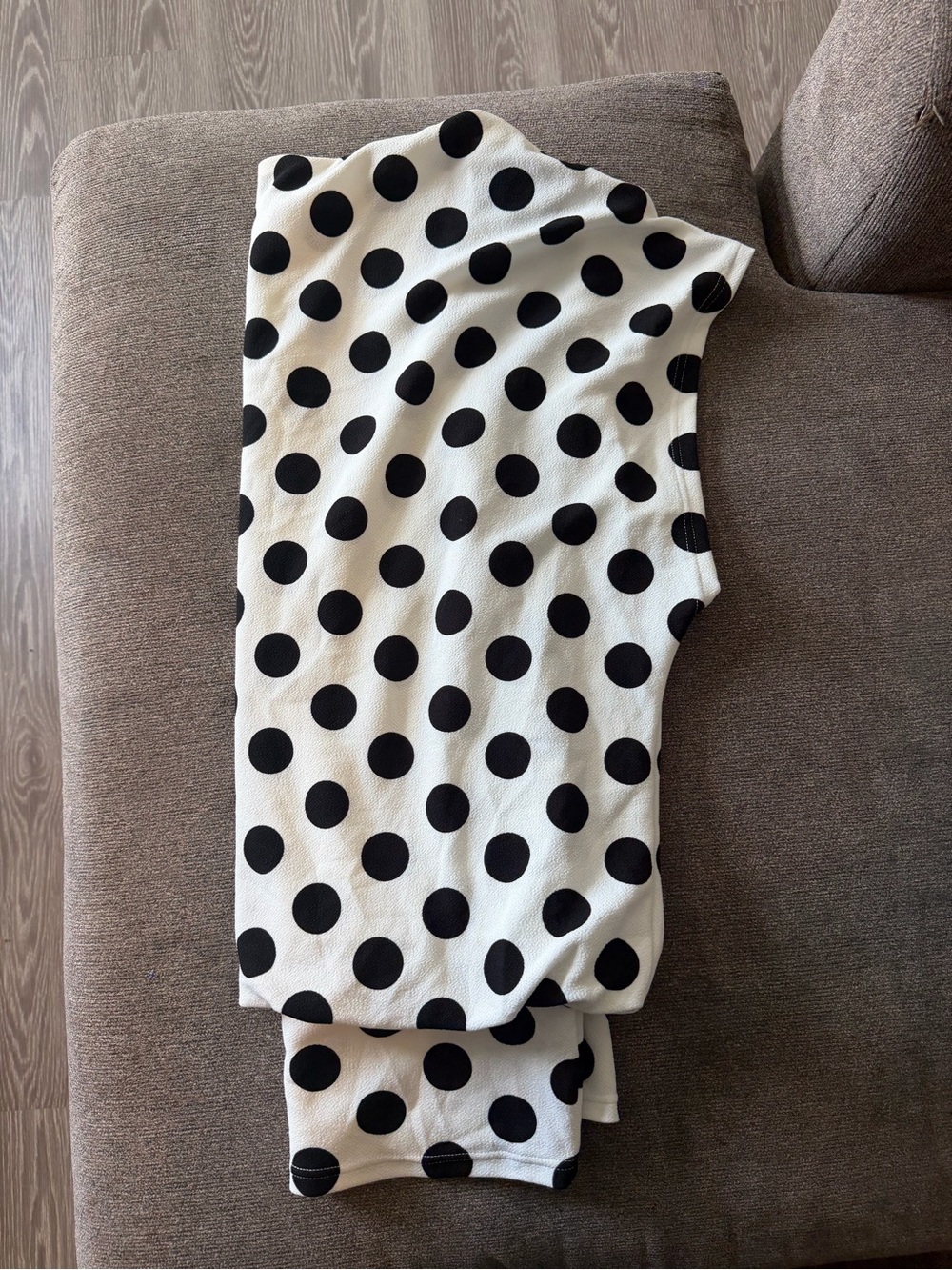 Polka Dot Black & White mini dress!